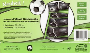 Herding Bettwäsche Fußball - Fußballspieler - 135x 200cm + 80x 80cm - Baumwolle